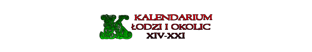Kalendarium-XIV-XXI